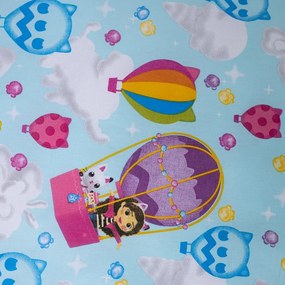 Egyszemélyes pamut gyerek ágyneműhuzat 140x200 cm Gabby's Dollhouse "Balloon" – Jerry Fabrics