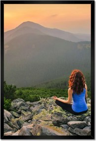 Poszterek keretben 40x60 Elmélkedések a hegyekben