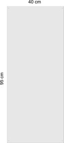 mágnestartó Fém tábla téglalap Színek 95x40 cm