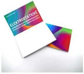 Symbionotes elektrosztatikus jegyzetek 19 x 10 cm - 100 papírlapokat, fehér