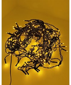 LED karácsonyi kültéri fényfüzér, 200 LED/230V, 7,6 m, IP44, fekete