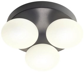 Redo 01-4308 - OVUM LED fürdőszobai mennyezeti lámpa 3xLED/5W/230V IP44 fekete