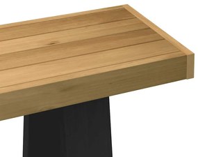 konzolasztal NOAIN A alakú lábak 120x30x75 cm tömör fa fenyőfa