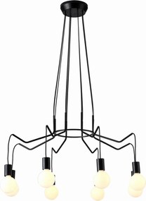Függő lámpa csillár Candellux Basso fekete
