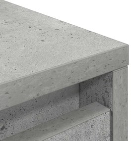 betonszürke szerelt fa magasszekrény 29,5x34x119,5 cm