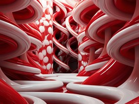 Poszter 20x15cm Vörös Örvények