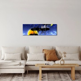 Kép - Az egyensúly tükröződése (órával) (90x30 cm)