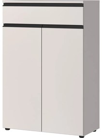 Krémszínű szekrény 81x120 cm Bedano – Germania