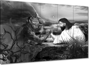 Vászonkép 100x70 A jó és a rossz harca