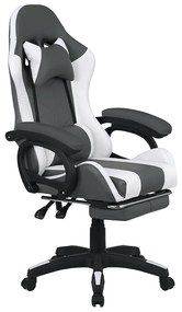 Zondo Irodai szék Juventa (RGB LED világítással) (fekete + fehér). 1040136
