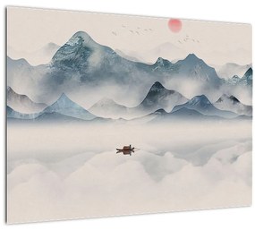 Kép - Kék-hegyi völgy (70x50 cm)