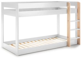 Fehér emeletes gyerekágy 90x190 cm Angel – Marckeric