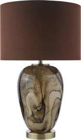 Dar Lighting glamour modern asztali lámpa egas barna darega4229