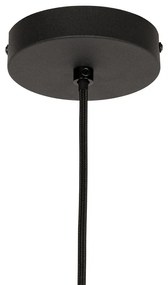 Design lógólámpa fekete aranyszínű üveggel - Bert