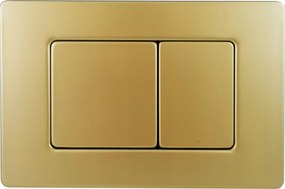 Alto Wc nyomógomb acél arany Geberit Duofix Sigma UP320 UP720 állványhoz