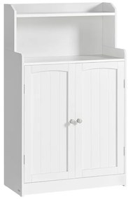 Fehér Fürdőszobai Szekrény 60×30×100 cm, MDF. AUK-E1177 WT