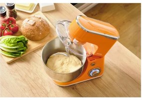 Sencor - Konyhai robotgép rozsdamentes acéltállal 1300W/230V narancssárga