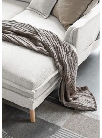 Bézs kinyitható sarokkanapé (bal oldali-U alakú) Charming Charlie – Miuform