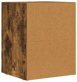 vidaXL Éjjeli asztal Füstölt tölgy 40 x 35 x 50 cm Faanyag