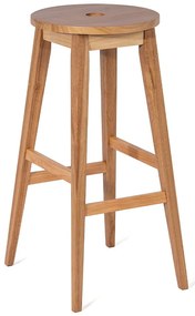 Natúr színű kaucsukfa bárszék (ülésmagasság 75 cm) Club – Bonami Essentials