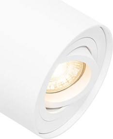 4 darabos modern fehér, forgatható és dönthető mennyezeti spotlámpa szett - Rondoo Up