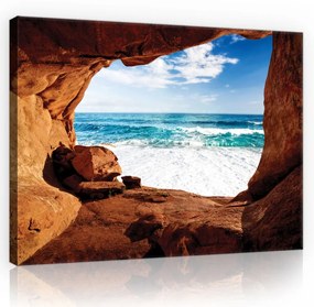 Vászonkép, Kilátás az tengerre, 100x75 cm méretben