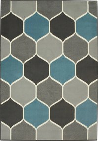 140x200 cm Világos Kék Luna Lóhere Szőnyeg Mézszeletek A Nappaliba