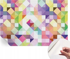 Design fali fotótapéta öntapadós Színes formák 152x104 cm