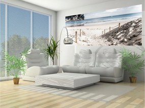 Flizelin fotótapéta Tengerpart Ösvény Óceán Nyugalom Pihenés 250x104 +ragasztó