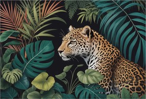 Matt Fotótapéta Flizelin Falra Egzotikus leopárd 152x104 Ragasztó