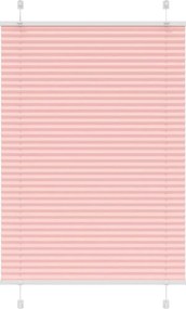 vidaXL pliszírozott redőny rózsaszín 95x150 cm szövetszélesség 94,4 cm