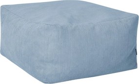 Világoskék kordbársony puff Keno – noo.ma