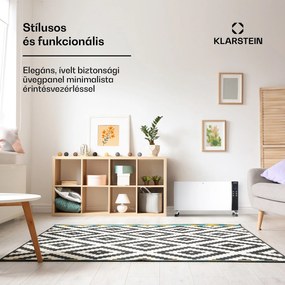 Klarstein Lindholm, konvektor, termosztát, időzítő, 2000 W