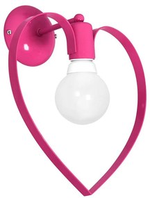 Milagro Gyermek fali lámpa LOVE 1xE27/60W/230V rózsaszín LU9955