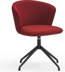 Borvörös kárpitozott étkezőfotel szett 2 db-os Add – Teulat