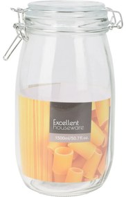 EH üvegfedeles üvegedény, 1,5 l, 1,5 l