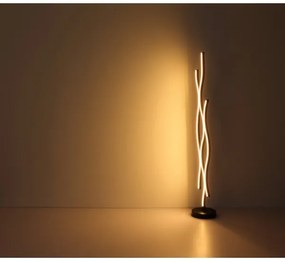 Globo 67206SW - LED Állólámpa GERONIMO LED/28W/230V 3000K fekete/arany