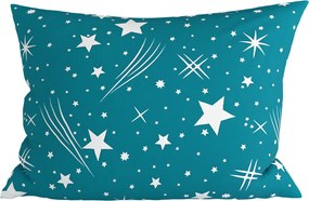 Polipamut párnahuzat NIGHT SKY POLY 70x90 cm, türkiz