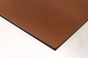 Barna üveg dohányzóasztal szett 2 db-os 50x50 cm Dice – Actona