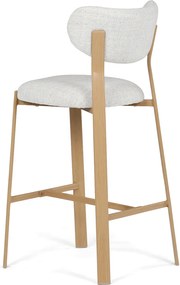 AUB-L3125 OAK fehér szövet bárszék