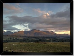 Poszterek keretben 40x30 Esőfelhők a hegyek felett