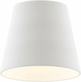 Rendl Nizza lámpaernyő 18/15 fehér polipamut/PVC, E27, átmérő 185mm, 28W