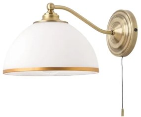 Orion WA 2-1371/1 - Fali lámpa OLD LAMP 1xE27/40W/230V fehér/réz