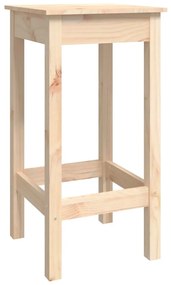 7 részes tömör fenyőfa bárszett