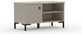 Cipőtároló (cipősszekrény) Demandaron (taupe + silverjack tölgy) . 1116806