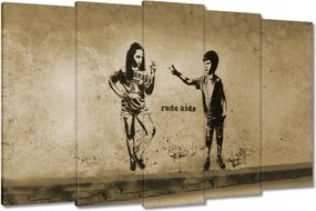 Festmények 150x95 Banksy Csintalan gyerekek