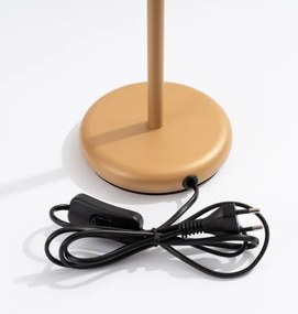 Sollux SL.1567 - Asztali lámpa KARBON 1xGU10/10W/230V arany