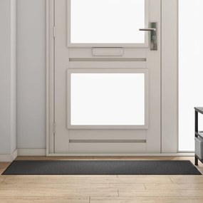 Négyszögletes lábtörlő, antracit, 60x180 cm