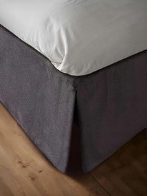 Fodros ágytakaró ágykerethez 105 cm Grafit szín