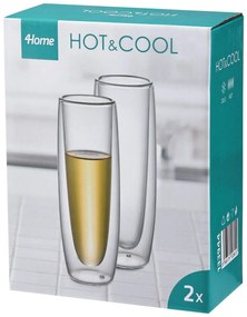 4Home Hot&Cool thermo pezsgőspohár 150 ml, 2 db